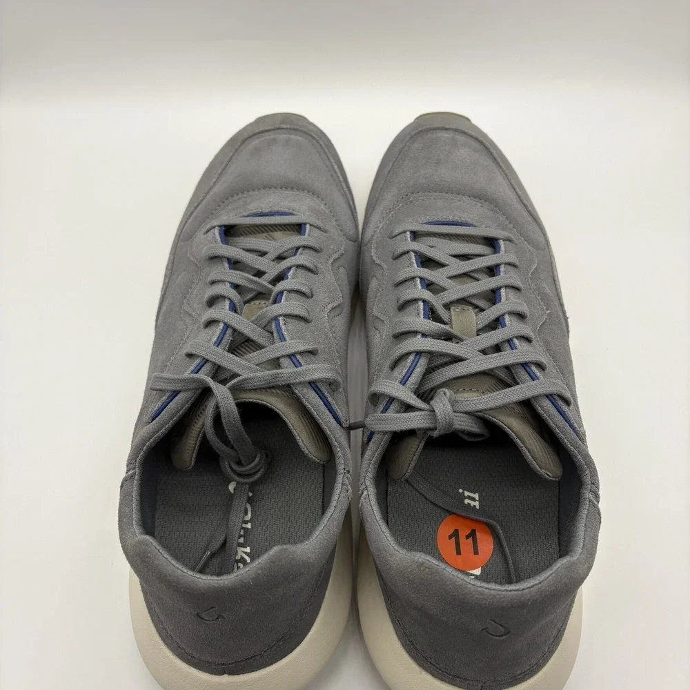 Olukai Men's Koheo Sneakers Suede Charcoal‎ / Charcoal Size 11 Casual Dress NWOB